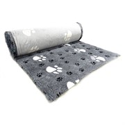 ProFleece коврик меховой Большая Лапа 1х1,6 м черный/белый