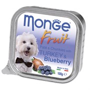 Monge Dog Fruit консервы для собак индейка с черникой