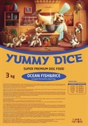 Yummy Dice Ocean Fish & Rice Adult сухой корм для взрослых собак с океанической рыбой и рисом