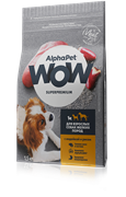 AlphaPet WOW Superpremium для взрослых собак мелких пород (с индейкой и рисом) 18 кг