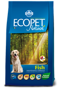 FARMINA Ecopet Natural Fish Adult Mini для взрослых собак, мелких пород с рыбой