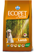 FARMINA Ecopet Natural Adult Lamb Mini Для взрослых собак, мелких пород с ягнёнком
