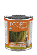 FARMINA ECOPET NATURAL DOG CHICKEN & RICE (для взрослых собак курица и рис)