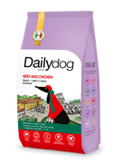 Dailydog Casual line SENIOR-LIGHT ALL BREED Beef and Chicken - корм для пожилых собак и собак склонных к ожирению всех пород с говядиной и курицей