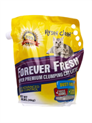 Ультравпитывающий кальциевый бентонитовый наполнитель для кошачьего туалета HYSEN CLEAN Forever Fresh SuperPremium, 4кг
