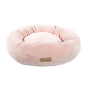 Лежанка круглая медиум "Лилия", розовая, 500*500*160мм