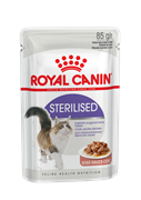 ROYAL CANIN (Роял Канин) Кусочки в соусе для кастрированных кошек 1-7лет, Sterilized
