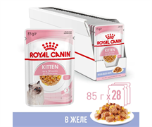ROYAL CANIN Кусочки в желе для котят: 4-12 мес., Kitten Instinctive 28 шт