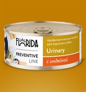 Florida Preventive Line консервы Urinary для собак "Профилактика образования мочевых камней" с индейкой