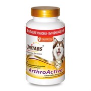 ЮНИТАБС Arthro c Q10 Active Витамины для собак при болезнях суставов, таблетки, № 200