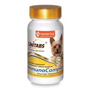 ЮНИТАБС ImmunoComplex с Q10 Витамины ежедневные для мелких собак, таблетки, № 100