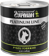 Четвероногий Гурман Platinum консервы д/собак Рубец говяжий в желе 240г
