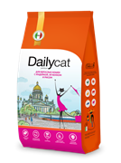 Dailyсat Casual Line для взрослых кошек, с индейкой, ягненком и рисом