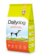 "Dailydog для взрослых собак мелких пород с индейкой, монобелок