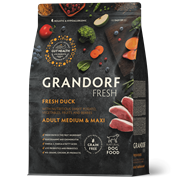 Grandorf  Fresh DOG Duck MED&MAXI СВЕЖЕЕ МЯСО УТКИ С БАТАТОМ ДЛЯ СОБАК СРЕДНИХ И КРУПНЫХ ПОРОД