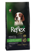 REFLEX PLUS MEDIUM LARGE BREED ADULT DOG FOOD CHICKEN СУХОЙ КОРМ ДЛЯ СОБАК СРЕДНИХ И КРУПНЫХ ПОРОД С КУРИЦЕЙ