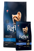 REFLEX PLUS MINI SMALL BREED ADULT DOG FOOD SALMON СУХОЙ КОРМ ДЛЯ СОБАК МЕЛКИХ ПОРОД С ЛОСОСЕМ