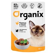 Organix паучи для взрослых кошек: курица в желе 85гр