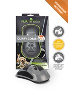 Расческа FURminator резиновая Curry Comb зубцы 5 мм