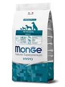 Cухой корм Monge Dog Speciality Line Hypo корм для взрослых собак, гипоаллергенный, из лосося с тунцом 2,5 кг