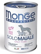 Влажный корм Monge Dog Monoprotein для собак, паштет из утки, консервы 400 г