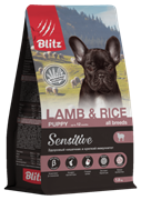 BLITZ Sensitive PUPPI Lamb & Rice корм для щенков всех пород