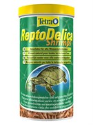 Tetra Repto Delica Shrimps креветки лакомство для водных черепах 1 л