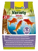 Tetra Pond Variety Sticks корм для прудовых рыб (3 вида палочек) 25 л