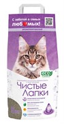 Чистые лапки комкующийся наполнитель "Детская присыпка", индийская глина