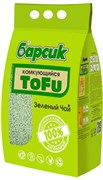 Барсик TOFU Зелёный Чай Наполнитель комкующийся 4,54л