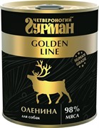 Четвероногий Гурман 32225 Golden кон.д/собак Оленина натуральная в желе 340г