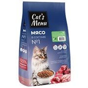 CAT`S MENU 30/10 СУХОЙ КОРМ ДЛЯ КАСТРИРОВАННЫХ КОТОВ И СТЕРИЛИЗОВАННЫХ КОШЕК МЯСНОЕ АССОРТИ