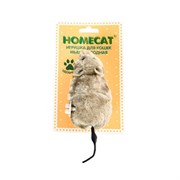 HOMECAT 7 см х 15 см игрушка для кошек мышь заводная