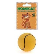 HOMECAT Ф 6,3 см игрушка для кошек мяч теннисный