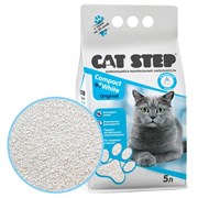 Cat Step минеральный Compact White Original комкующийся