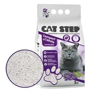 Cat Step минеральный Compact White Lavеnder комкующийся