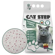 Cat Step минеральный Compact White French Soap комкующийся