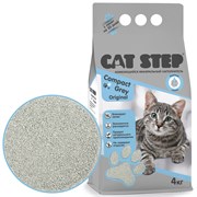 Cat Step минеральный Compact Grey Original комкующийся