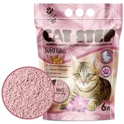 Cat Step растительный Tofu LOTUS комкующийся (соевые волокна c ароматом лотоса)