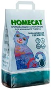 Наполнитель Homecat Океаническая Свежесть для кошек, впитывающий, 3 кг, 6 л