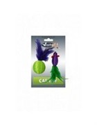 Игрушка для кошек Мышка и мячик с перьями 5+4см, нейлон (Cat toy mouse 5 cm and ball 4 cm with feather on card) 240048