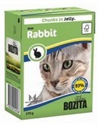 BOZITA Кусочки в желе для кошек с кроликом, Bozita in Jelly with Rabbit