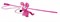 Rogz Игрушка-дразнилка для кошек: плюшевая мышка с кошачьей мятой, розовая - фото 23367