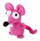 Rogz Игрушка для кошек: плюшевая мышка с кошачьей мятой, розовая - фото 23369