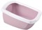 IMAC туалет-лоток для кошек FUNNY с высокими бортами 62х49,5х33h см, нежно-розовый - фото 29915