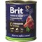 Brit Premium by Nature консервы с говядиной и сердцем для собак - фото 39459