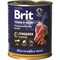 Brit Premium by Nature консервы с говядиной и печенью для собак - фото 39462